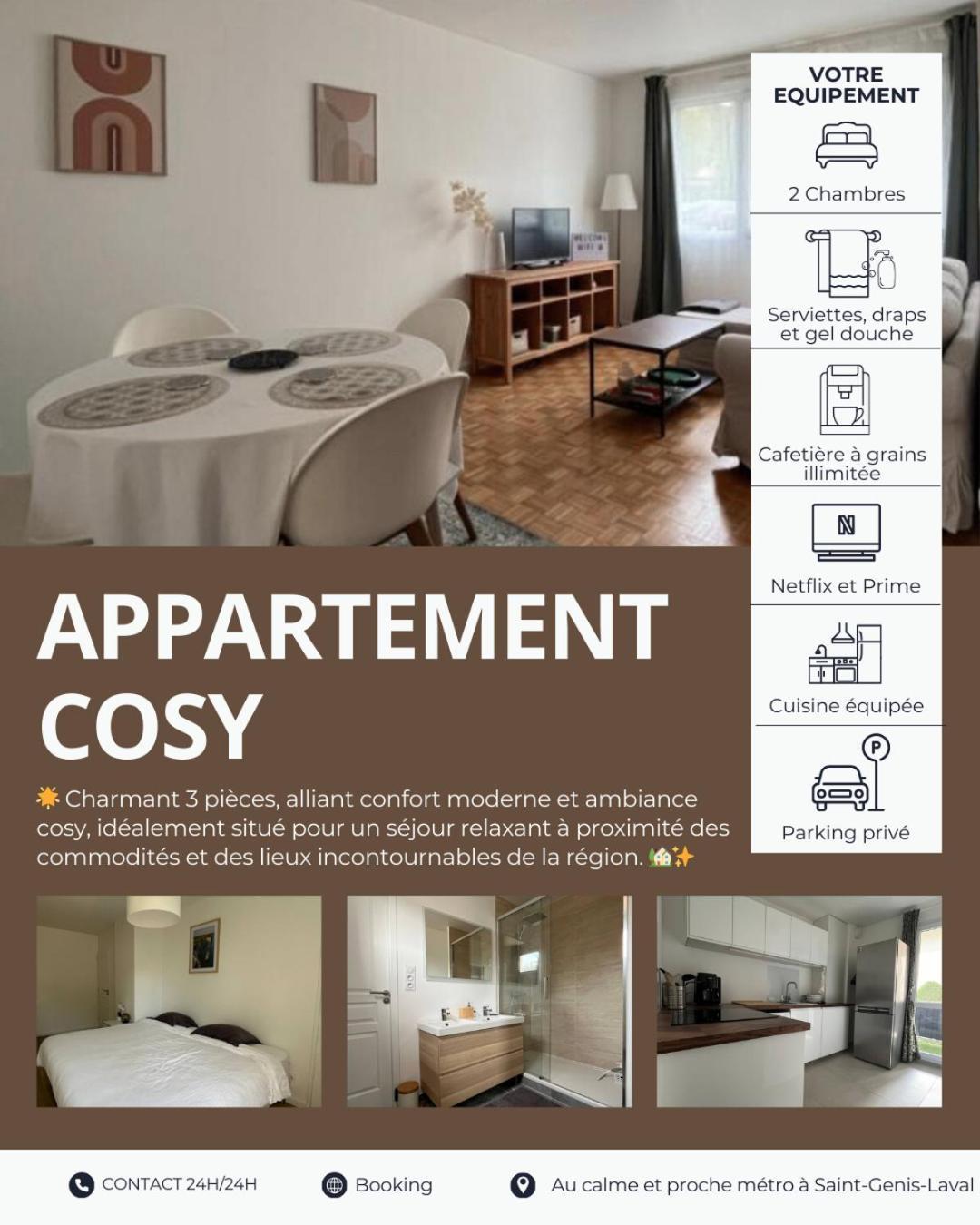 Appartement Cosy Et Confortable Saint-Genis-Laval Exterior photo